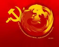 Symbole du communisme avec une planète en feu(1)